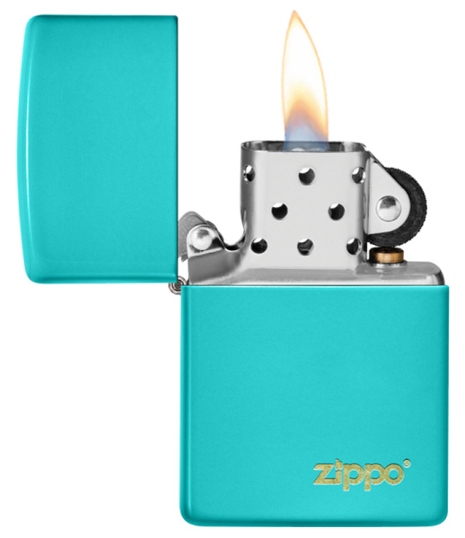 Зажигалка ZIPPO Classic с покрытием Flat Turquoise 49454ZL
