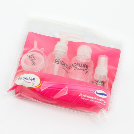 Дорожный набор баночек для путешествий Dewal Beauty