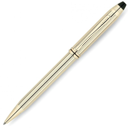 Ручка шариковая Cross TOWNSEND-10 KARAT ROLLED GOLD