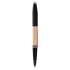 Ручка-роллер Cross Calais - Brushed Rose Gold Plate and Black Lacquer