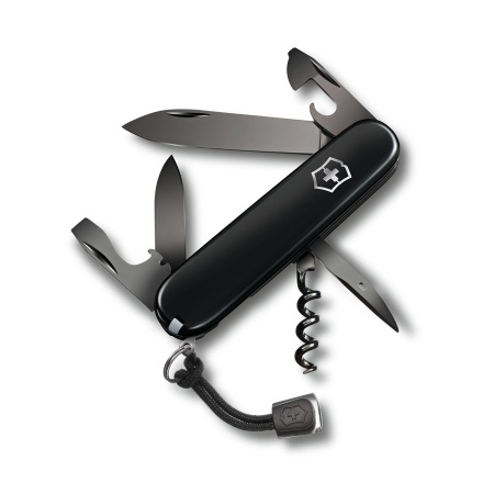 НОЖ VICTORINOX SPARTAN PS, ЧЁРНЫЙ, со шнурком в комплекте