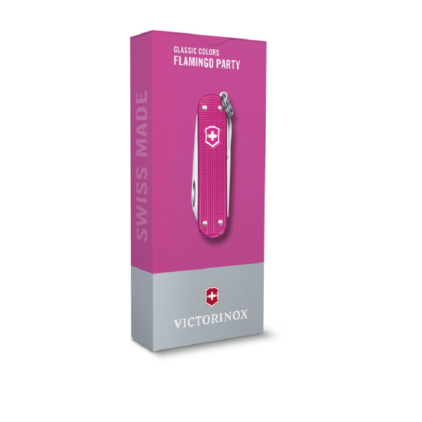 Нож-брелок Classic SD Alox Colors Flamingo Party VICTORINOX