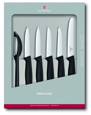 Набор из 6 кухонных приборов VICTORINOX Swiss Classic: 5 ножей 6.7113.6G