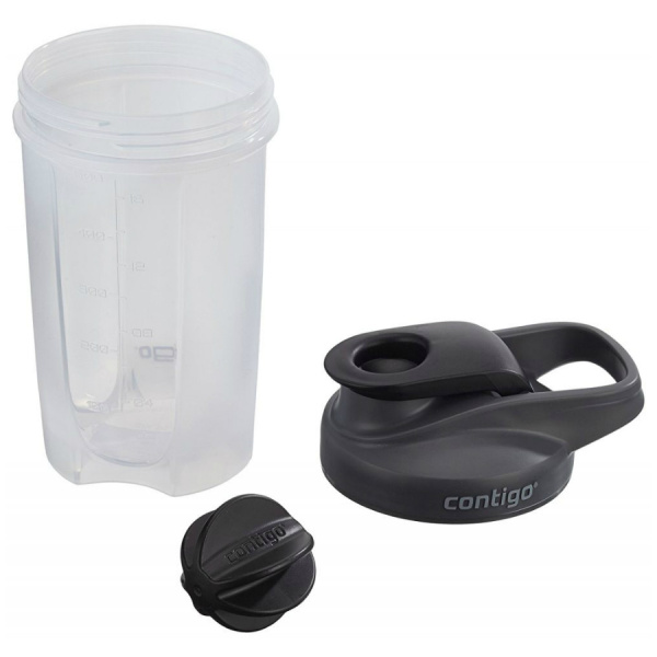 Шейкер CONTIGO SHAKE GO FIT BLACK (590 мл)