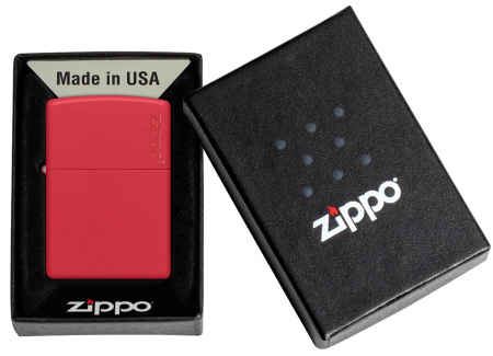 Зажигалка ZIPPO Classic с покрытием Red Matte 233ZL