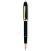 Ручка перьевая Cross TOWNSEND-BLACK LACQUER GOLD PLATED