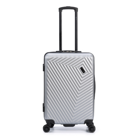 Чемодан TORBER Lama T1919M-Silver