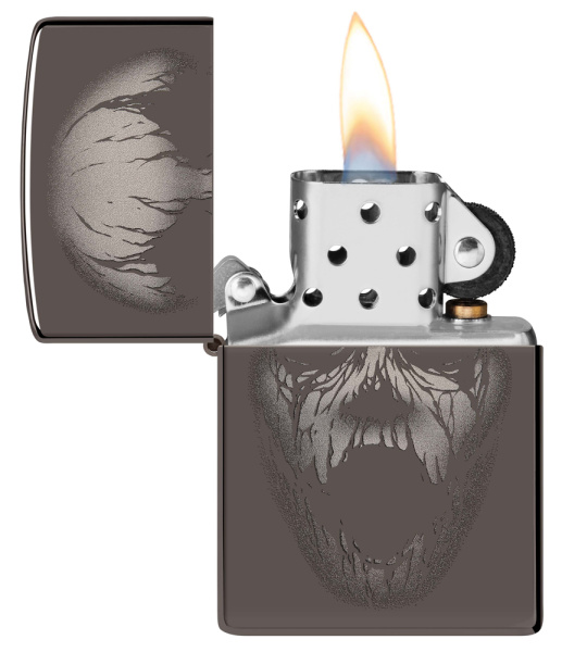 Зажигалка ZIPPO Screaming Monster с покрытием Black Ice® 49799