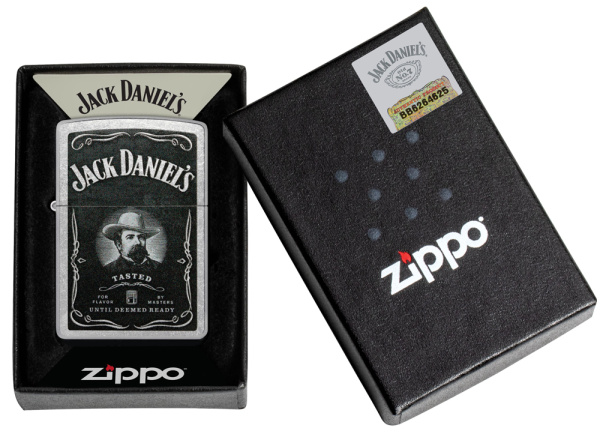 Зажигалка ZIPPO Jack Daniels® с покрытием Street Chrome 48748