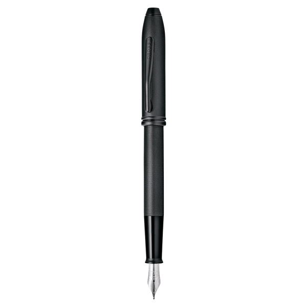 Перьевая ручка Cross Townsend - Black Micro Knurl, M