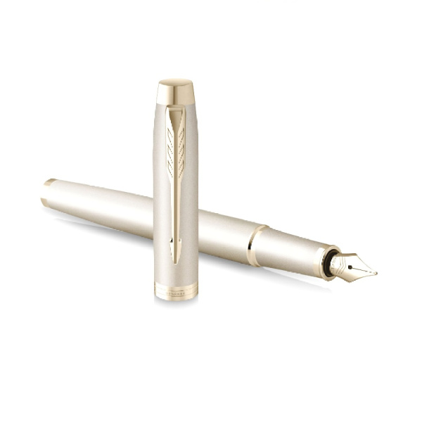 Ручка перьевая Parker IM Monochrome F328 Champagne PVD M