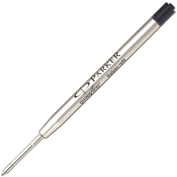 Стержень для шариковой ручки Parker QuinkFlow Z08: M, черный, 2шт