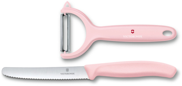 Набор из 2 кухонных ножей VICTORINOX Swiss Classic: нож для томатов и столовый нож 11 см 6.7116.23L52