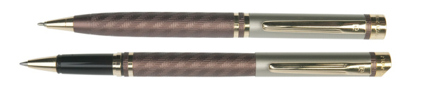 Набор Pierre Cardin PEN&PEN: ручка шариковая+роллер. Цвет - коричневый. Упаковка Е.