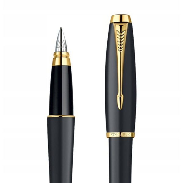 Подарочный набор Parker: Ручка перьевая + ручка шариковая Parker Urban Core - Muted Black GT