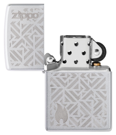 Зажигалка ZIPPO Mosaic с покрытием Satin Chrome 29912