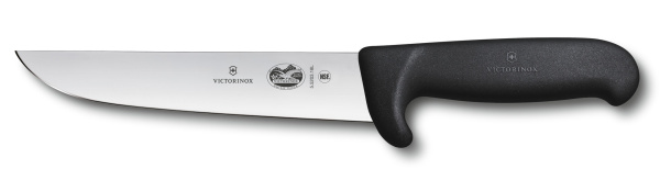 Нож мясника / нож для забоя VICTORINOX Fibrox с лезвием 18 см и безопасной рукоятью