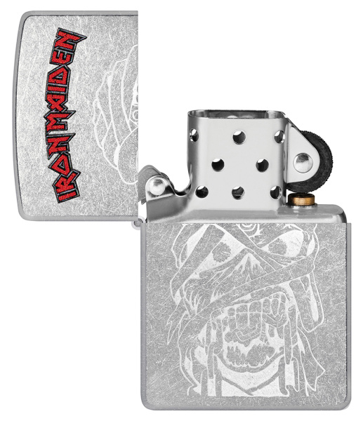 Зажигалка ZIPPO Iron Maiden с покрытием Street Chrome 48667