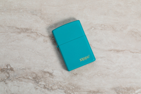 Зажигалка ZIPPO Classic с покрытием Flat Turquoise 49454ZL