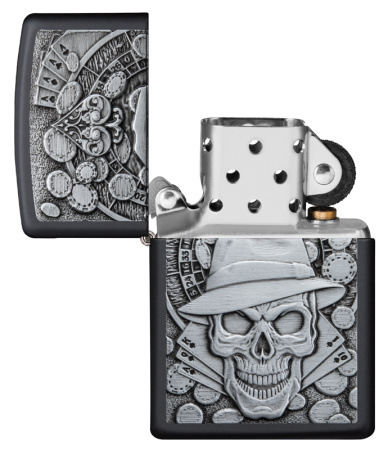 Зажигалка ZIPPO Classic с покрытием Black Matte 49183