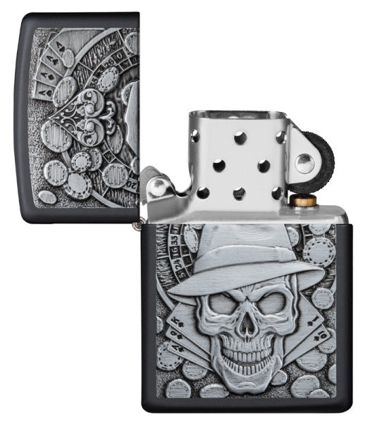Зажигалка ZIPPO Classic с покрытием Black Matte 49183
