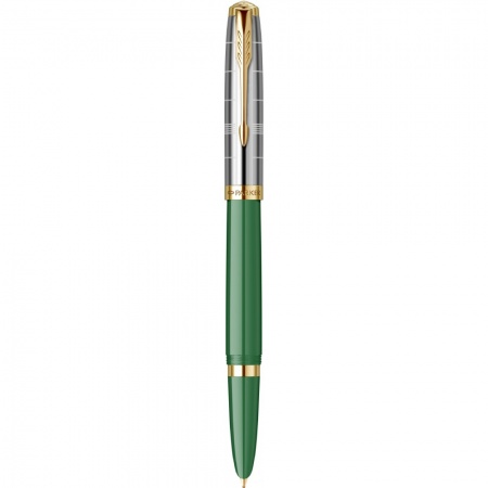 Ручка перьевая Parker 51 Premium,Forest Green / Silver GT, T, F