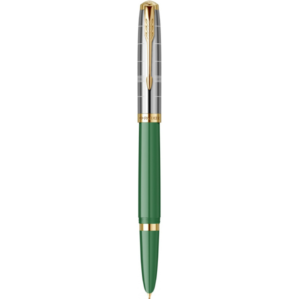 Ручка перьевая Parker 51 Premium,Forest Green / Silver GT, T, F