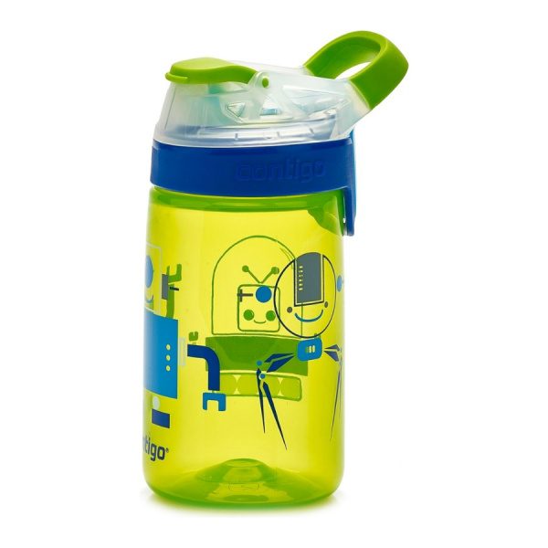 Бутылка для воды CONTIGO GIZMO CHARTREUSE ROBOTS (420 мл)