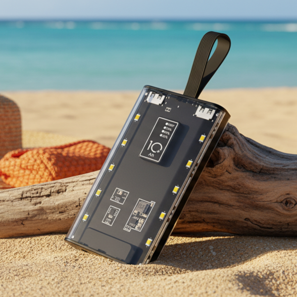 Внешний аккумулятор Wonder с фонариком, 10000 mAh