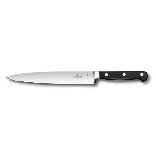 Нож Victorinox универсальный, кованый, лезвие 20 см узкое, черный