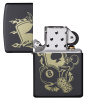 Зажигалка ZIPPO Gambling Design с покрытием Black Matte 49257