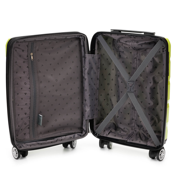 Чемодан TORBER В Отпуск T1902S-Green