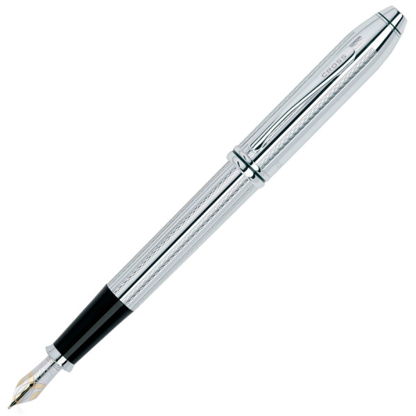 Ручка перьевая Cross TOWNSEND-PLATINUM PLATED