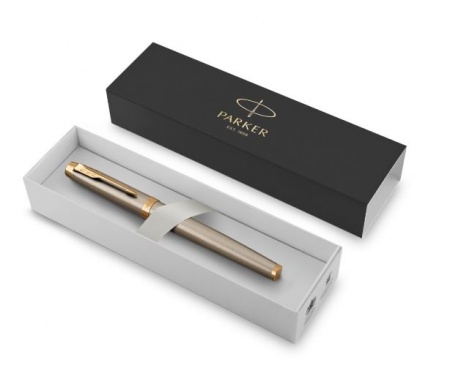 Ручка перьевая Parker IM Core Brushed Metal GT