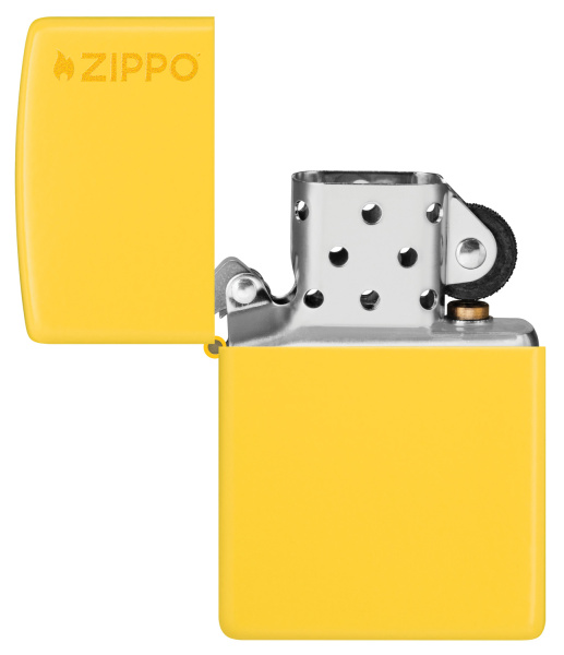 Зажигалка ZIPPO Logo с покрытием Sunflower 46019ZL