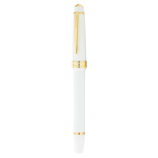 Перьевая ручка Cross Bailey - Light Polished White Resin and Gold Tone