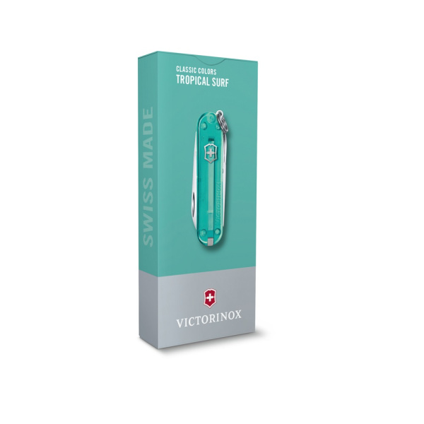 Нож-брелок Classic SD Colors Tropical Surf VICTORINOX