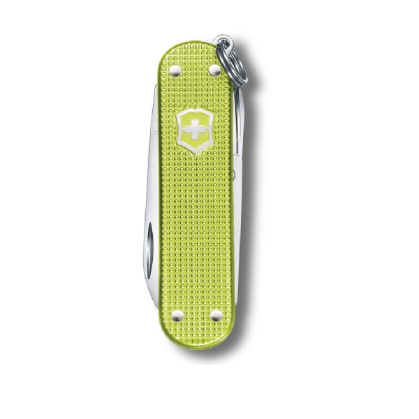 Нож-брелок Classic SD Alox Colors Lime Twist VICTORINOX