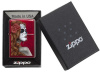 Зажигалка ZIPPO Day of Dead с покрытием Candy Apple Red™ 28830