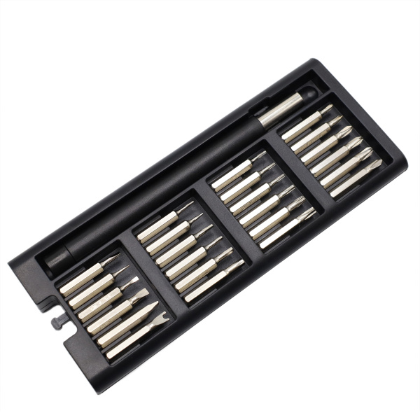 Отвертка с набором из 24 насадок ProTip, чёрная