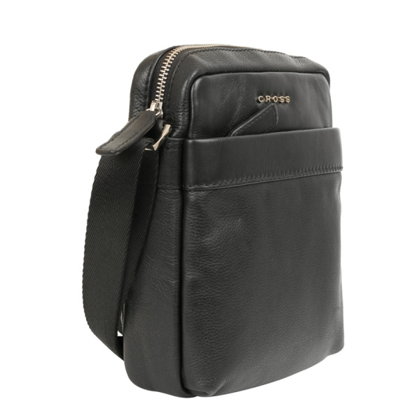 Сумка наплечная Cross Renovar Black, чёрная