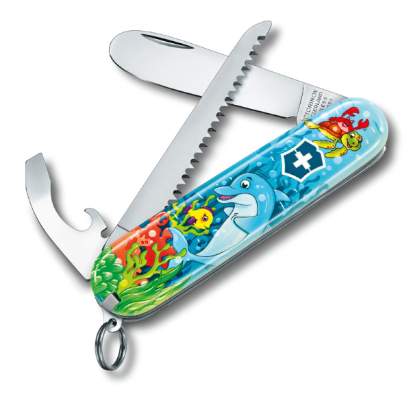 Набор для детей VICTORINOX "Дельфин": перочинный нож 84 мм 0.2373.E1