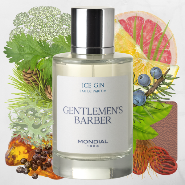 Парфюмерная вода MONDIAL «Ледяной джин» серии «Барбер для джентльменов» | Ice Gin Gentlemen's Barber Eau de Parfum EP-GIN-18