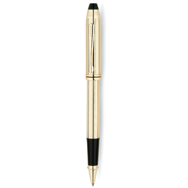 Ручка роллер Cross TOWNSEND-10 KARAT ROLLED GOLD