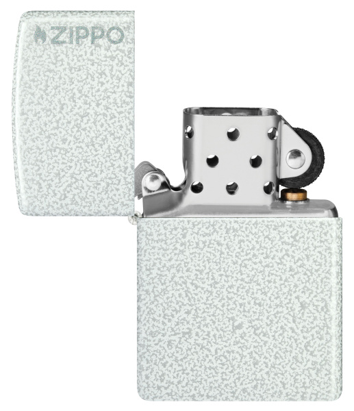 Зажигалка ZIPPO Logo с покрытием Glacier 46020ZL