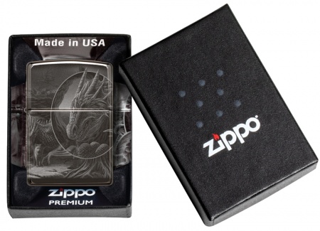 Зажигалка Lisa Parker High Polish Black ZIPPO
