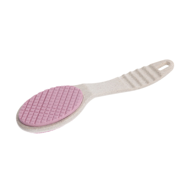 Терка Dewal Beauty педикюрная керамическая с ручкой из пшеничной соломы FCC-19WWS