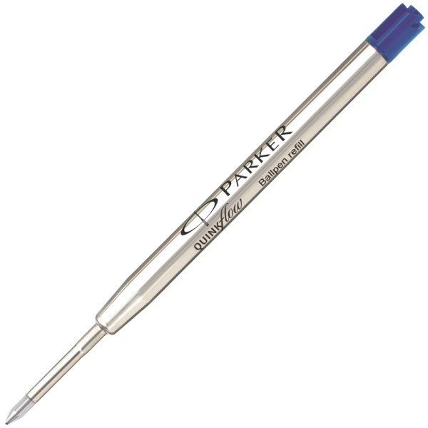 Стержень для шариковой ручки Parker QuinkFlow Z08: M, синий, 2шт