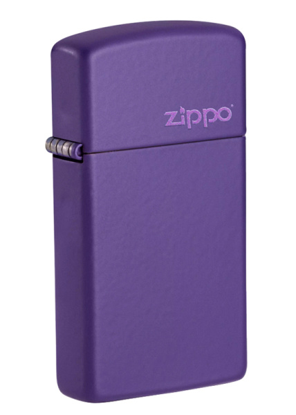 Зажигалка ZIPPO Slim® с покрытием Purple Matte 1637ZL