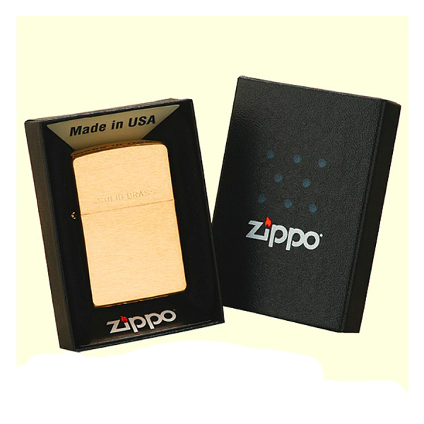 Зажигалка Zippo Solid Brass